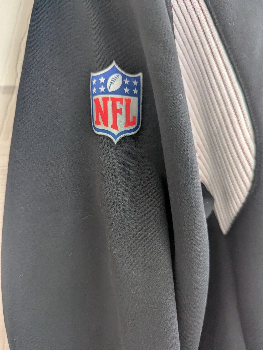 Nike Black & Red Falcons Hooded Pullover